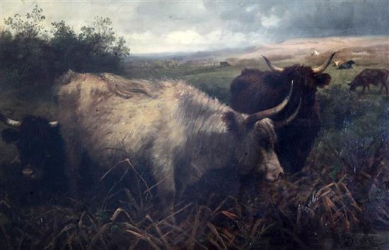Richard Beavis (1824-1896) On Their Native Heath 12 x 18in.
